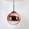 Gastor lampa wisząca, kula świetlna, lampa wisząca 30 cm przezroczysty, miedziany, 1-punktowy