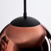 Gastor lampa wisząca, kula świetlna, lampa wisząca miedziany, 1-punktowy