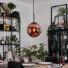 Gastor Lampa wisząca, Kula świetlna, Lampa wisząca W kolorze miedzi, 1-punktowy