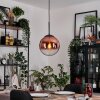 Gastor Lampa wisząca, Kula świetlna, Lampa wisząca Przezroczysty, W kolorze miedzi, 1-punktowy