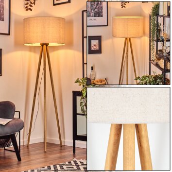 Flemming lampa stojąca kolory naturalne, 1-punktowy