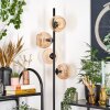 Koyoto lampa stojąca 31 cm bursztynowy, 4-punktowe