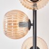 Koyoto lampa stojąca 31 cm bursztynowy, 4-punktowe