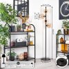 Koyoto lampa stojąca 31 cm bursztynowy, 4-punktowe