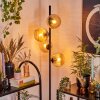 Koyoto lampa stojąca 31 cm bursztynowy, 4-punktowe