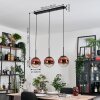 Gastor lampa wisząca, kula świetlna, lampa wisząca 20 cm przezroczysty, miedziany, 3-punktowe