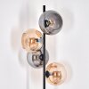 Apedo lampa stojąca bursztynowy, przydymiony, 4-punktowe