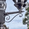 Lentua kandelabr, słupek ogrodowy czarny, srebrny, 3-punktowe