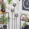 Koyoto Lampa stojąca 30 cm Ciemne drewno, Czarny, 3-punktowe Koyoto Lampa stojąca 30 cm Ciemne drewno, Czarny, 3-punktowe