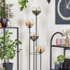 Koyoto Lampa stojąca 30 cm Jasne drewno, Czarny, 4-punktowe