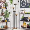 Koyoto Lampa stojąca 30 cm Jasne drewno, Czarny, 4-punktowe
