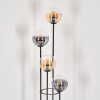 Gastor Lampa stojąca 30 cm Jasne drewno, Czarny, 4-punktowe