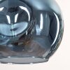 Ripoll lampa wisząca, kula świetlna, lampa wisząca niebeieski, zielony, miedziany, 5-punktowe
