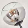Koyoto lampa stojąca 30 cm bursztynowy, przezroczysty, przydymiony, 4-punktowe