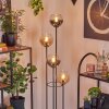 Koyoto lampa stojąca 30 cm bursztynowy, przezroczysty, przydymiony, 4-punktowe