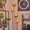 Koyoto Lampa stojąca 30 cm W kolorze bursztynu, Przezroczysty, Przydymiony, 4-punktowe