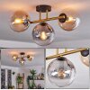 Gastor Lampa sufitowa, Kula świetlna 42 cm Złoty, Czarny, 3-punktowe