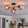 Gastor Lampa sufitowa, Kula świetlna 42 cm Złoty, Czarny, 3-punktowe