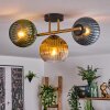 Koyoto Lampa sufitowa, Kula świetlna 30 cm Złoty, Czarny, 3-punktowe