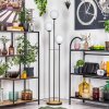 Gastor Lampa stojąca 30 cm Ciemne drewno, Czarny, 3-punktowe