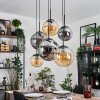 Gastor Lampa wisząca, Kula świetlna, Lampa wisząca W kolorze bursztynu, Przydymiony, 6-punktowe
