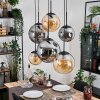 Gastor Lampa wisząca, Kula świetlna, Lampa wisząca W kolorze bursztynu, Przydymiony, 6-punktowe