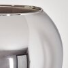 Koyoto lampa stojąca 30 cm bursztynowy, chrom, przydymiony, 4-punktowe