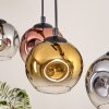 Ripoll lampa wisząca, kula świetlna, lampa wisząca kolory naturalne, czarny, 5-punktowe