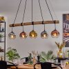 Ripoll lampa wisząca, kula świetlna, lampa wisząca kolory naturalne, czarny, 5-punktowe