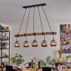 Ripoll Lampa wisząca, Kula świetlna, Lampa wisząca Ecru, Czarny, 5-punktowe