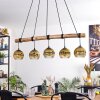 Ripoll lampa wisząca, kula świetlna, lampa wisząca kolory naturalne, czarny, 5-punktowe