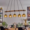 Ripoll lampa wisząca, kula świetlna, lampa wisząca kolory naturalne, czarny, 5-punktowe