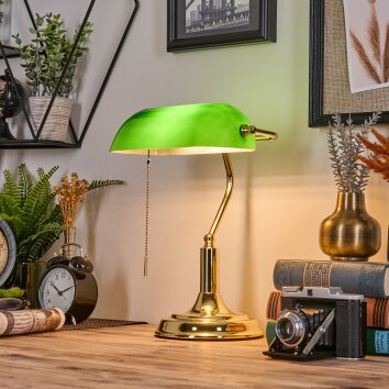 Havsta lampka biurkowa, lampa stołowa złoty, 1-punktowy