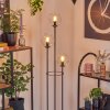 Gastor Lampa stojąca 30 cm Ciemne drewno, Czarny, 3-punktowe
