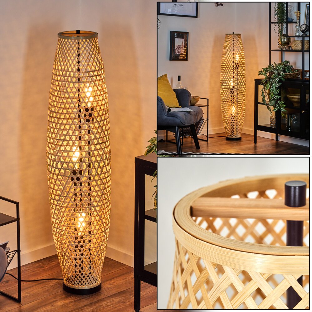 Mulstrand Lampa stojąca Ecru, Czarny, 3-punktowe main product photo