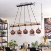 Ripoll Lampa wisząca, Kula świetlna, Lampa wisząca Ecru, Czarny, 5-punktowe