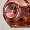 Ripoll lampa wisząca, kula świetlna, lampa wisząca kolory naturalne, czarny, 5-punktowe