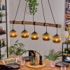 Ripoll Lampa wisząca, Kula świetlna, Lampa wisząca Ecru, Czarny, 5-punktowe