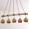 Ripoll Lampa wisząca, Kula świetlna, Lampa wisząca Ecru, Czarny, 5-punktowe