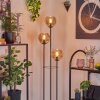 Koyoto Lampa stojąca 25 cm Jasne drewno, Czarny, 3-punktowe
