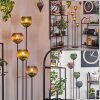 Koyoto lampa stojąca 30 cm niebeieski, zielony, miedziany, 4-punktowe