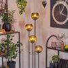 Koyoto lampa stojąca 30 cm niebeieski, zielony, miedziany, 4-punktowe
