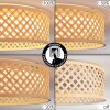 Barroco lampa sufitowa LED kolory naturalne, biały, 1-punktowy