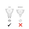 Philips Hue White LED GU10 5,2 Wat 2700 Kelwinów 400 Lumenów Philips Hue White LED GU10 5,2 Wat 2700 Kelwinów 400 Lumenów