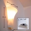Nerola lampa ścienna Biały, 1-punktowy