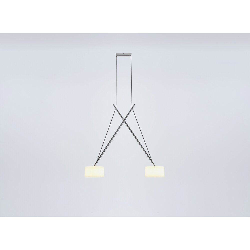Oświetlenie Serien Lighting Pendelleuchte Lampa wisząca Chrom, 2-punktowe main product photo