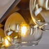 Koyoto  Lampa Wisząca Szkło 15 cm Złoty, Przezroczysty, 4-punktowe