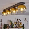 Koyoto  Lampa Wisząca Szkło 15 cm Złoty, Przezroczysty, 4-punktowe