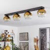Koyoto  Lampa Wisząca Szkło 15 cm Złoty, Przezroczysty, 4-punktowe