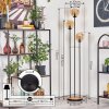 Gastor Lampa stojąca 30 cm Jasne drewno, Czarny, 3-punktowe